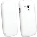 DONSOBOOKBLAI8190 - 75551 Etui Galaxy S3 mini i8190 Krusell Donso FlipCover à rabat latéral blanc
