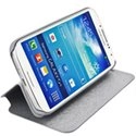 BOOKSTYLE-S4MINIGRIS - Etui Flip and Stand rabat Galaxy S4 Mini bookstyle gris