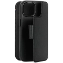 Etui DECODED en cuir noir détachable 2en1 iPhone 15 Pro-Max