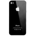 FACEAR-IPHONE4-NO - Coque Facade arrière noire en verre pour votre iPhone 4