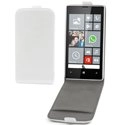 HPUFLIPBLANCLUM520 - Etui Slim Blanc à rabat Nokia Lumia 520 rabat vertical fermeture magnétique