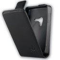 SLIM_X10MINI - Etui Slim cuir noir pour Sony Ericsson X10 mini