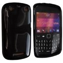 SOFTYGLOSS-BB9360-NO - Housse Softygel noire glossy Blackberry Curve 9360 9370