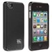CMBARE-IP4S-ALNO - Coque Case-mate Barely Aluminium noir iPhone 4S 4