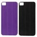COLORSKIN4 - Pack de 2 facades arrières adhésives pour iPhone Noir et Violet
