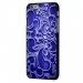 CPRN1IP6PLUSARABESQBLEU - Coque noire iPhone 6 Plus impression Motifs Arabesque bleu