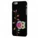 CPRN1IP6PLUSCHOUETTEBRANCHE - Coque noire iPhone 6 Plus motif Chouette colorée sur une branche