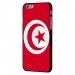 CPRN1IP6PLUSDRAPTUNISIE - Coque noire iPhone 6 Plus impression drapeau Tunisie