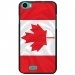 CPRN1LENNYDRAPCANANDA - Coque noire pour Wiko Lenny impression motif drapeau du Canada