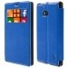 FOLIOVIEWLUM930BLEU - Etui Slim Folio View articulé bleu pour Nokia Lumia 930