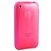MINIGELONDERO-IPHONE - Housse Silicone motif ondes rose pour iphone 3G 3GS