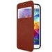 FOLIOVIEWS5MARRON - Etui Slim Folio View articulé marron stand pour Samsung Galaxy S5 G900