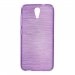 SOFTMETDES620VIOLET - Coque souple effet métallisé violet pour HTC Desire 620