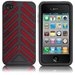HTORQUE-IPHONE4-RED - Housse Case-Mate Torque bandes rouges pour iPhone 4