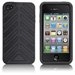 HTORQUE-IPHONE4-NO - Housse Case-Mate Torque bandes noires pour iPhone 4