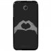 TPU1DES510MAINCOEUR - Coque souple pour HTC Desire 510 avec impression Motifs mains en forme de coeur