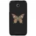 TPU1DES510PAPILLONSEUL - Coque souple pour HTC Desire 510 avec impression Motifs papillon psychédélique