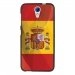 TPU1DES620DRAPESPAGNE - Coque souple pour HTC Desire 620 avec impression Motifs drapeau de l'Espagne