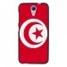 TPU1DES620DRAPTUNISIE - Coque souple pour HTC Desire 620 avec impression Motifs drapeau de la Tunisie