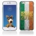 TPU1IPHONE6GOLDIRLANDE - Coque Souple en gel pour Apple iPhone 6 avec impression logo rugby doré et drapeau de l'Irlande