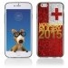TPU1IPHONE6GOLDTONGA - Coque Souple en gel pour Apple iPhone 6 avec impression logo rugby doré et drapeau Tonga