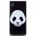 TPUZ5PANDA - Coque souple Housse noire pour Sony Xperia Z5 motif panda