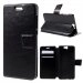 WALLETONEA9NOIR - Etui portefeuille noir pour HTC One-A9 avec rabat latéral articulé fonction stand