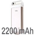 BB1IPHONE5GOLD - Puro coque avec batterie MFI 2200 mAh iPhone 5s coloris Gold