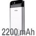 BB1IPHONE5GREY - Puro coque avec batterie MFI 2200 mAh iPhone 5s coloris Grise