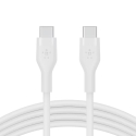 BELK-2USBC2MBLANC - Câble USB-C vers USB-C Charge rapide 2 mètres de Belkin coloris blanc