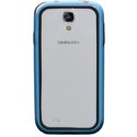 BUMPS4BLEUNO - Contour Bumper Gel bleu et noir Samsung Galaxy S4 i9500