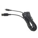 CABLE-USBC-3METRE - Câble USB-C noir charge et synchronisation longueur 3m