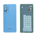 CACHE-A52BLEU - Face arrière (dos) bleu pour Galaxy A52 (4G/5G) : GH82-25428B