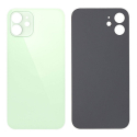 CACHE-IP12VERT - Vitre arrière (dos) iPhone 12 coloris vert en verre