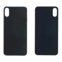 CACHE-IPXNOIR - Vitre arrière (dos) iPhone X coloris noir en verre