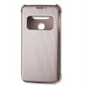 CFV160-G5ROSE - Etui à rabat CFV-160 Officiel LG QuickCover pour LG G5 avec fenêtre coloris rose