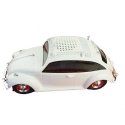 COCCIBT-BLANC - Enceinte voiture Bluetooth Radio-FM et lecteur MP3 coloris blanc