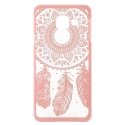 COVDREAMA52016ROSE - Coque translucide motif dreamcatcher rose pour Galaxy A5-2016 SM-A510F