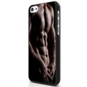 CPRN1IP5STORSE - Coque rigide Noire pour iPhone 5s impression torse d'un homme musclé