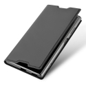 DUX-FOLIOXA1PLUSGRIS - Etui Xperia-XA1 PLUS gris fin avec rabat latéral aimant invisible et coque souple
