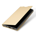 DUX-FOLIOXA2ULTRAGOLD - Etui Xperia-XA2 ULTRA gold fin avec rabat latéral aimant invisible et coque souple