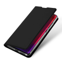 DUX-MINOTE10NOIR - Etui Xiaomi Mi-Note 10 / Mi-Note 10 Pro noir fin avec rabat latéral aimant invisible et coque souple