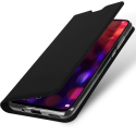 DUX-NOVA5THONOR20 - Etui Honor 20 et Nova-5T noir fin avec rabat latéral aimant invisible et coque souple
