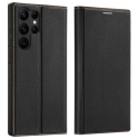 DUXSKINX2-S23ULTRA - Etui Dux Skin X2 pour Galaxy S23 Ultra fin rabat latéral aimant invisible et coque arrière flexible