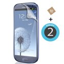 ECRAN-I9300 - 2 films protecteur écran pour Samsung Galaxy S3 i9300