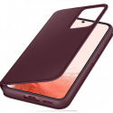 EF-ZS901CEE - Etui Clear-View Samsung Galaxy S22 coloris bordeaux