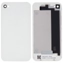 FACEARIP4TOUTBLANC - Coque Facade arrière blanche pour votre iPhone 4