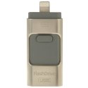 FLASHDRIVE64GOIOSANDRO - Clé stockage mémoire additionnelle 64 Go pour iPhone iOS Android ordinateurs USB
