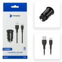 FP-COMBOTYPEC - Chargeur voiture allume-cigare sortie USB + Câble en USB-C de FairPlay
