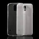 FUZIONGALAXYS5TRANS - Coque Fusion dos rigide et contour bumper transparent pour Galaxy S5